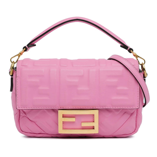 Fendi Mini FF Embossed Baguette (yfSf04)