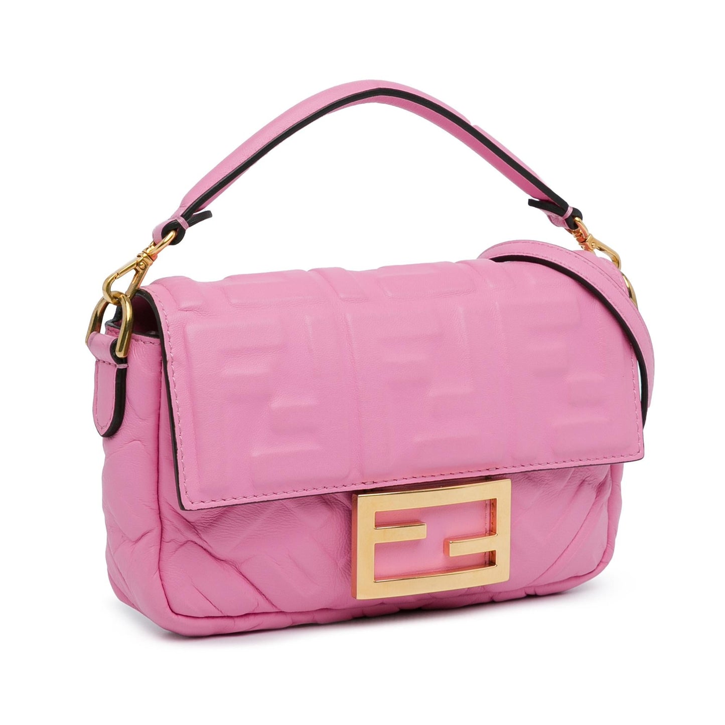 Fendi Mini FF Embossed Baguette (yfSf04)