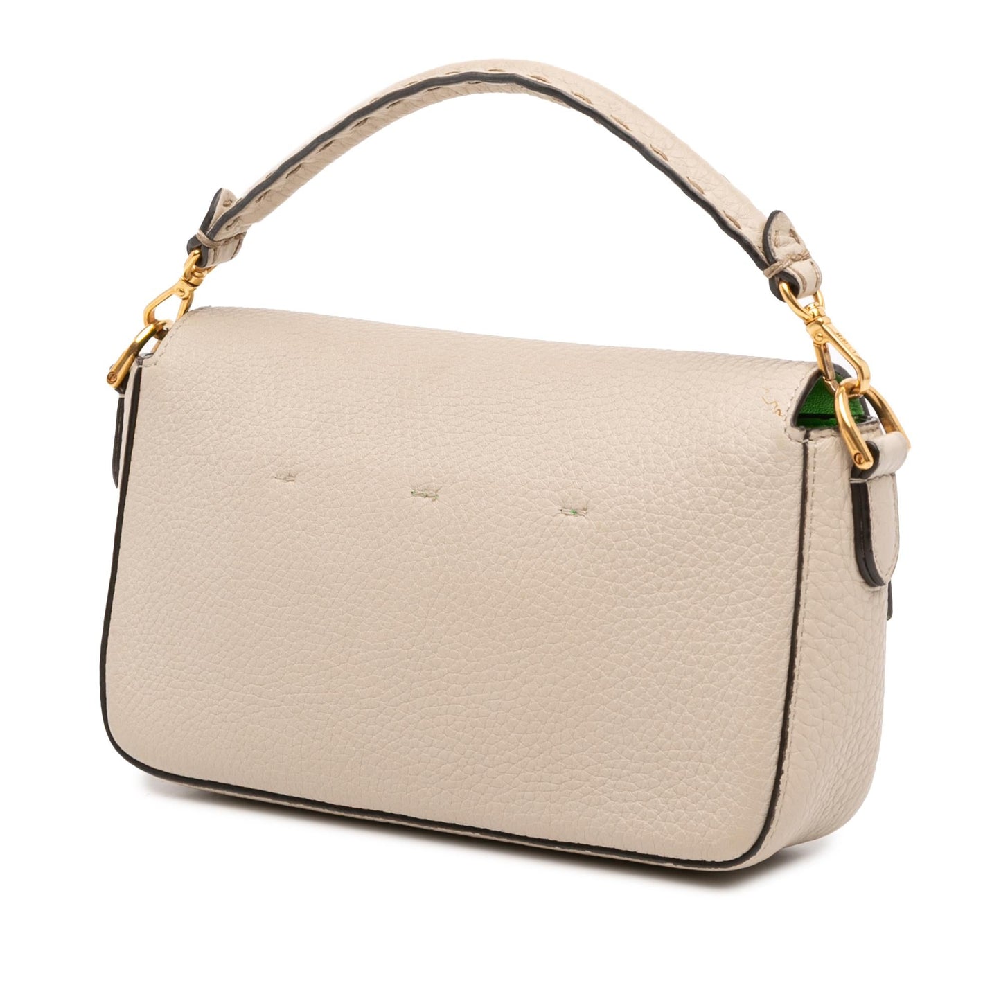 Fendi Mini Leather Baguette Satchel