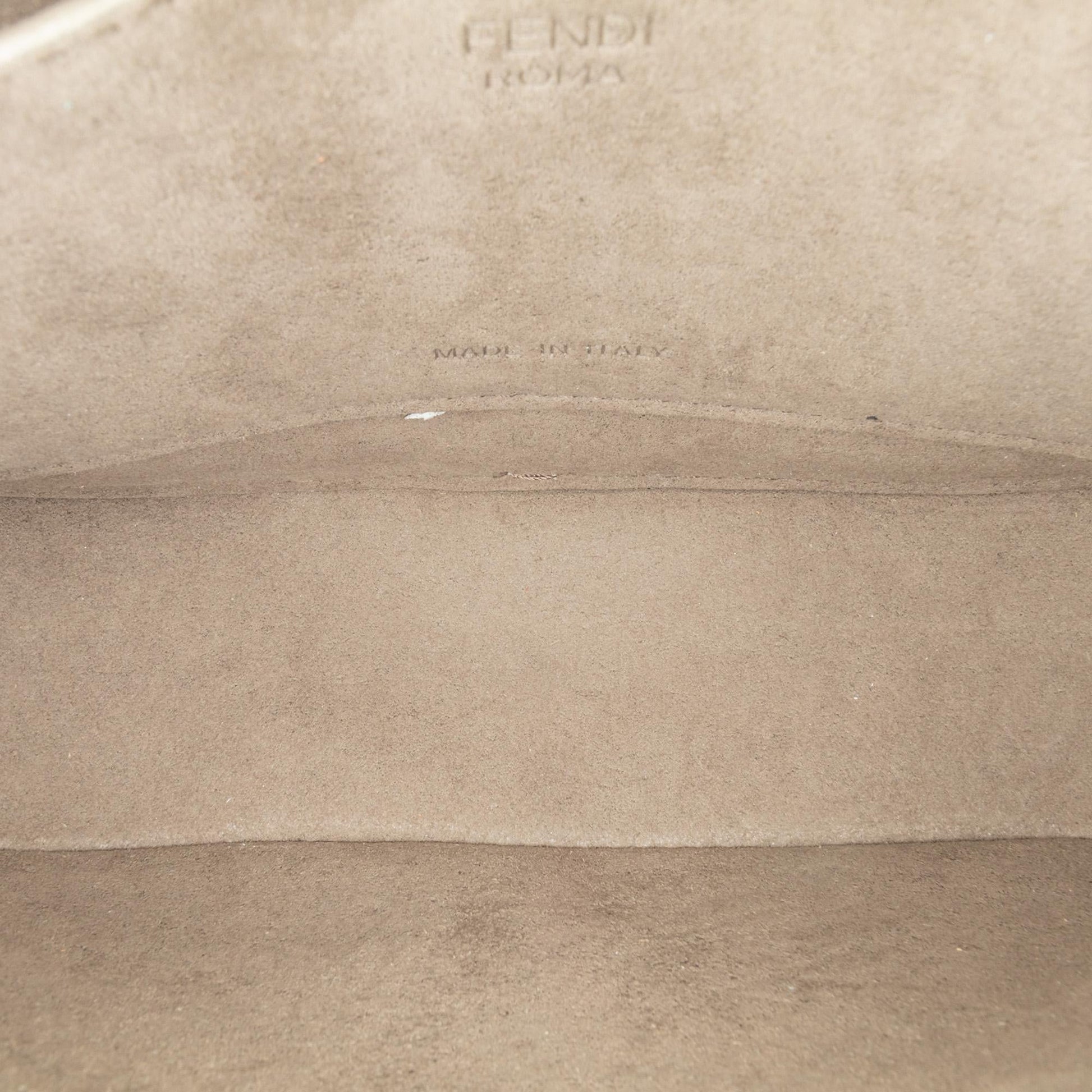 Fendi Zucca Canvas Double Flap Mamma (SHG-D31esP)