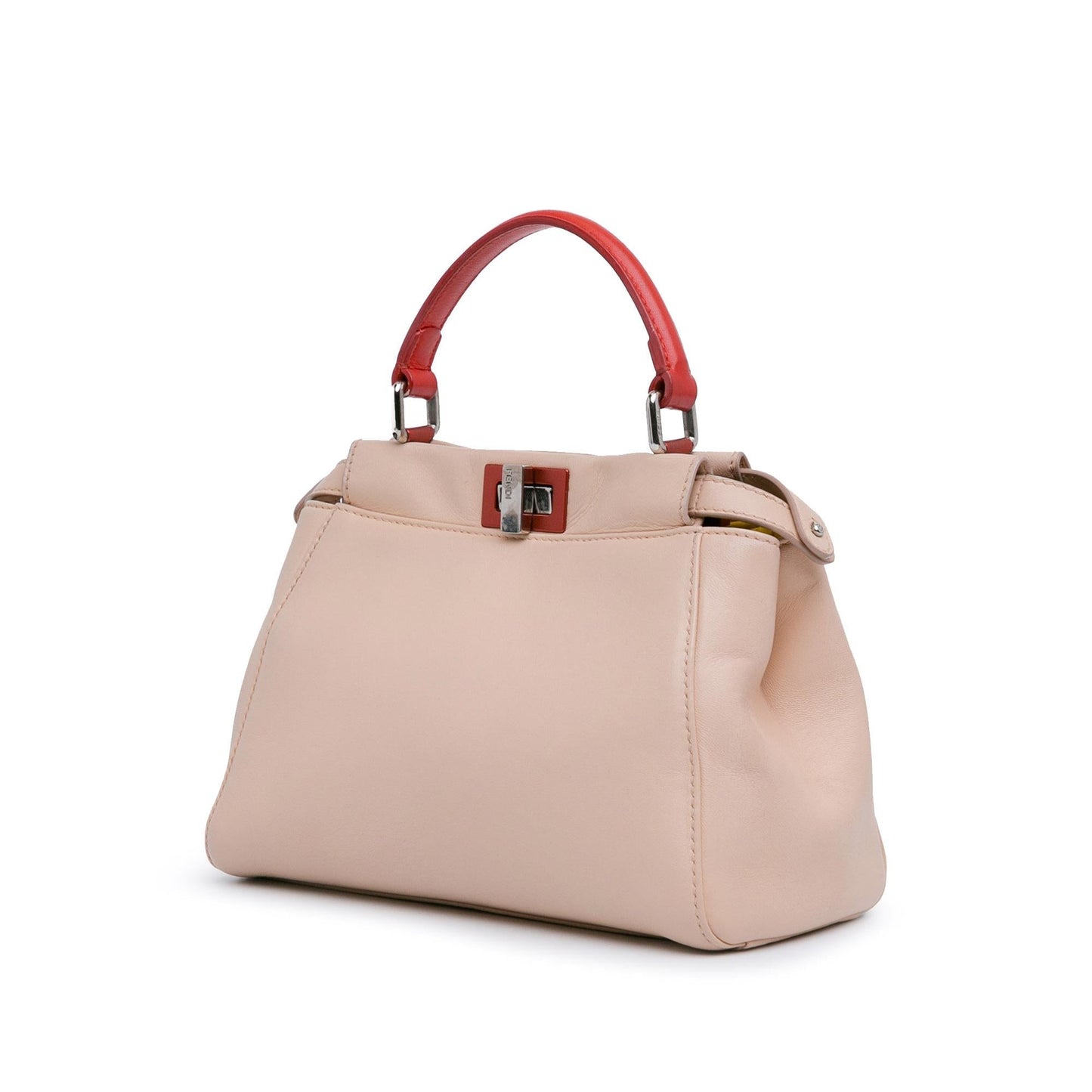 Fendi Mini Leather Iconic Peekaboo Satchel (wmlBOy)