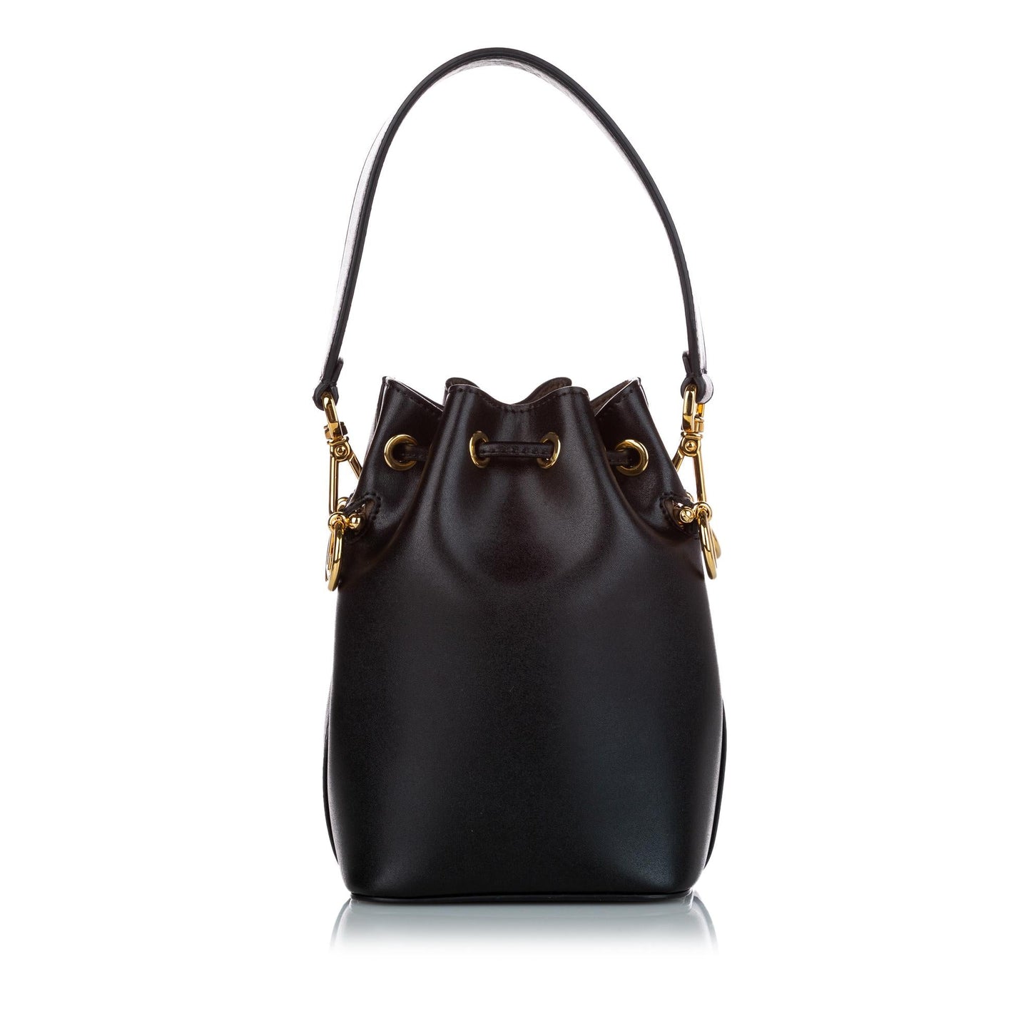 Fendi Mini Mon Tresor Leather Bucket Bag (37091)