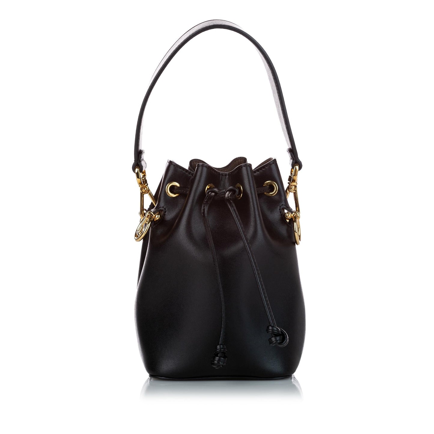 Fendi Mini Mon Tresor Leather Bucket Bag (37091)