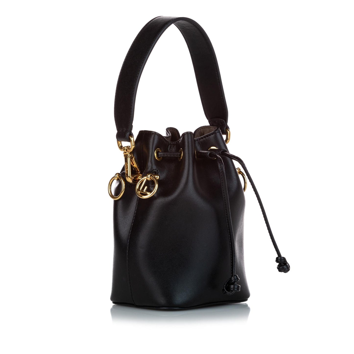 Fendi Mini Mon Tresor Leather Bucket Bag (37091)