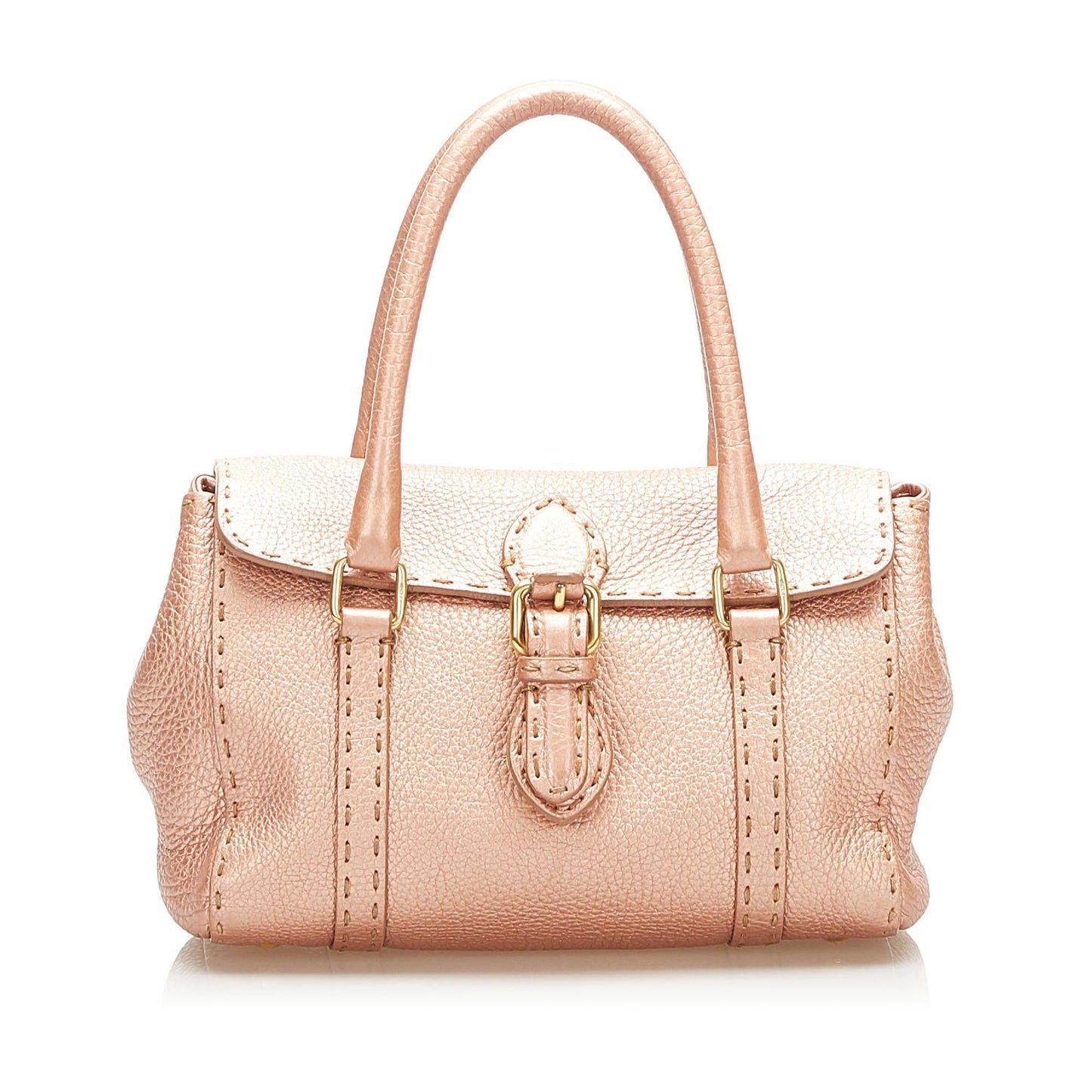 Fendi Mini Selleria Linda Leather Handbag (22351)
