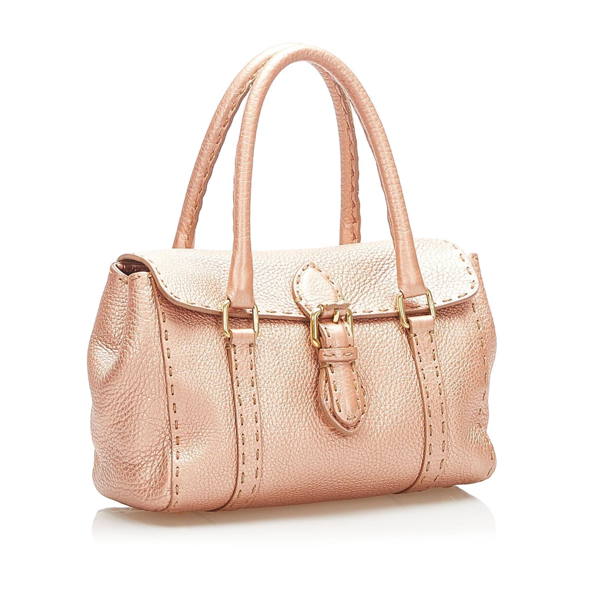 Fendi Mini Selleria Linda Leather Handbag