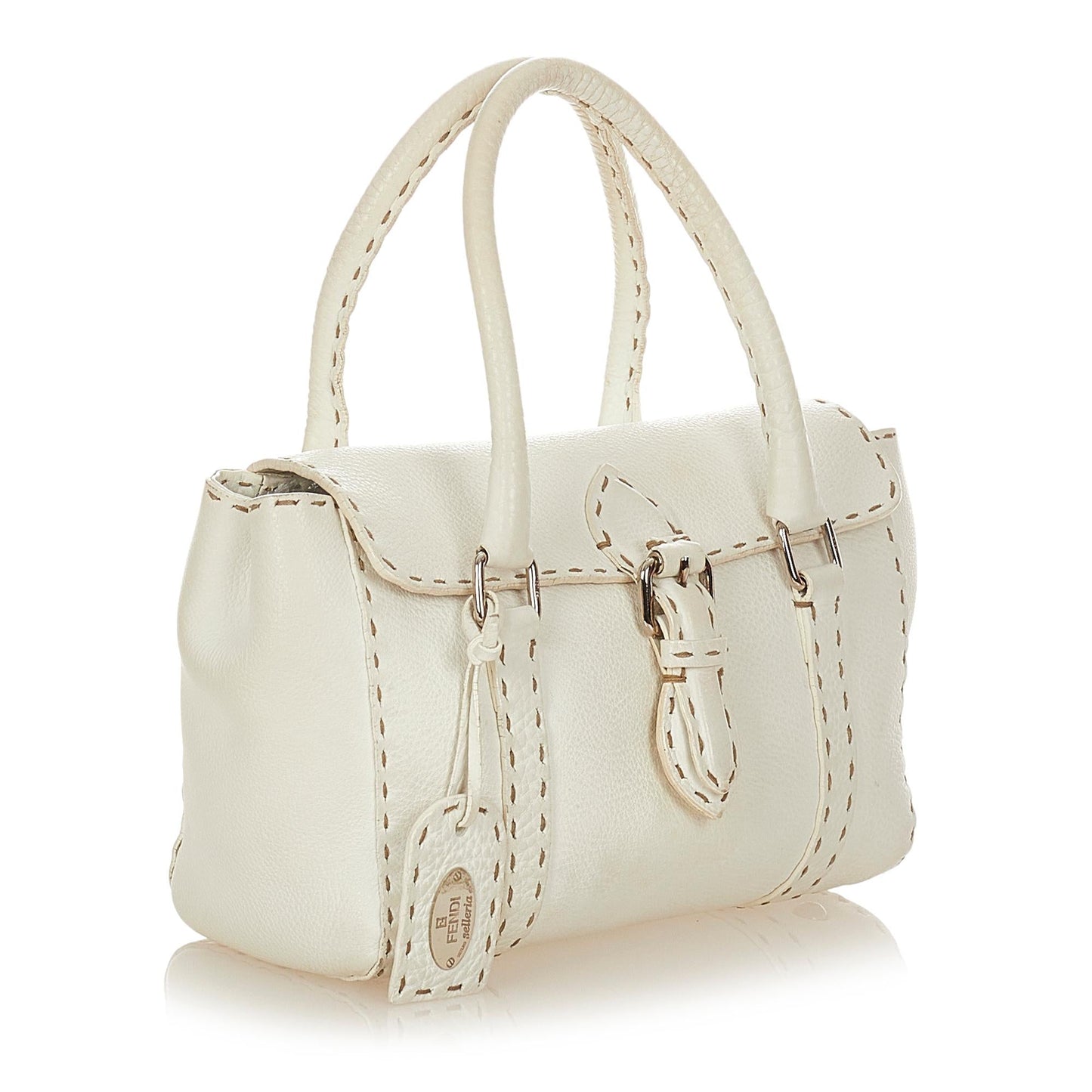 Fendi Mini Selleria Linda Leather Handbag (26508)