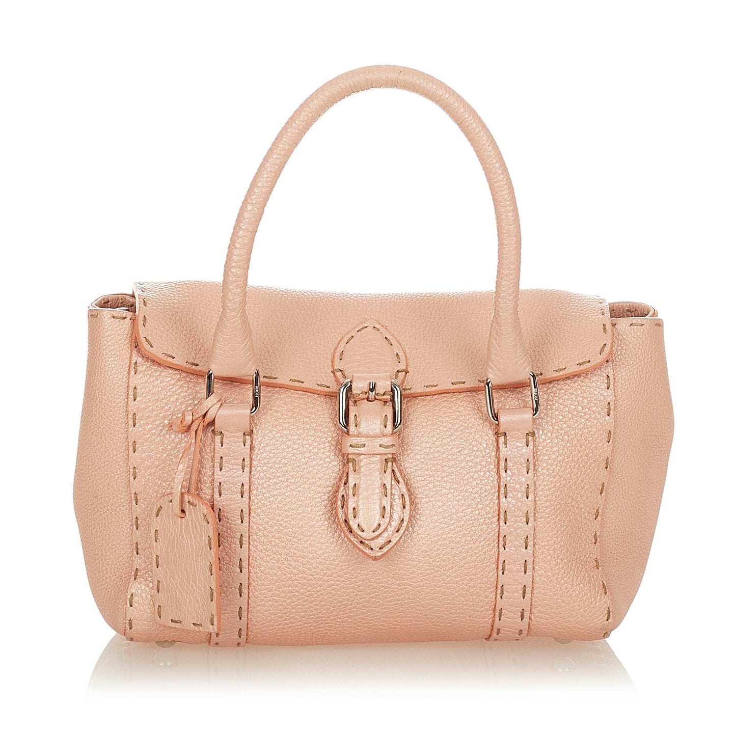Fendi Mini Selleria Linda Leather Handbag (26701)