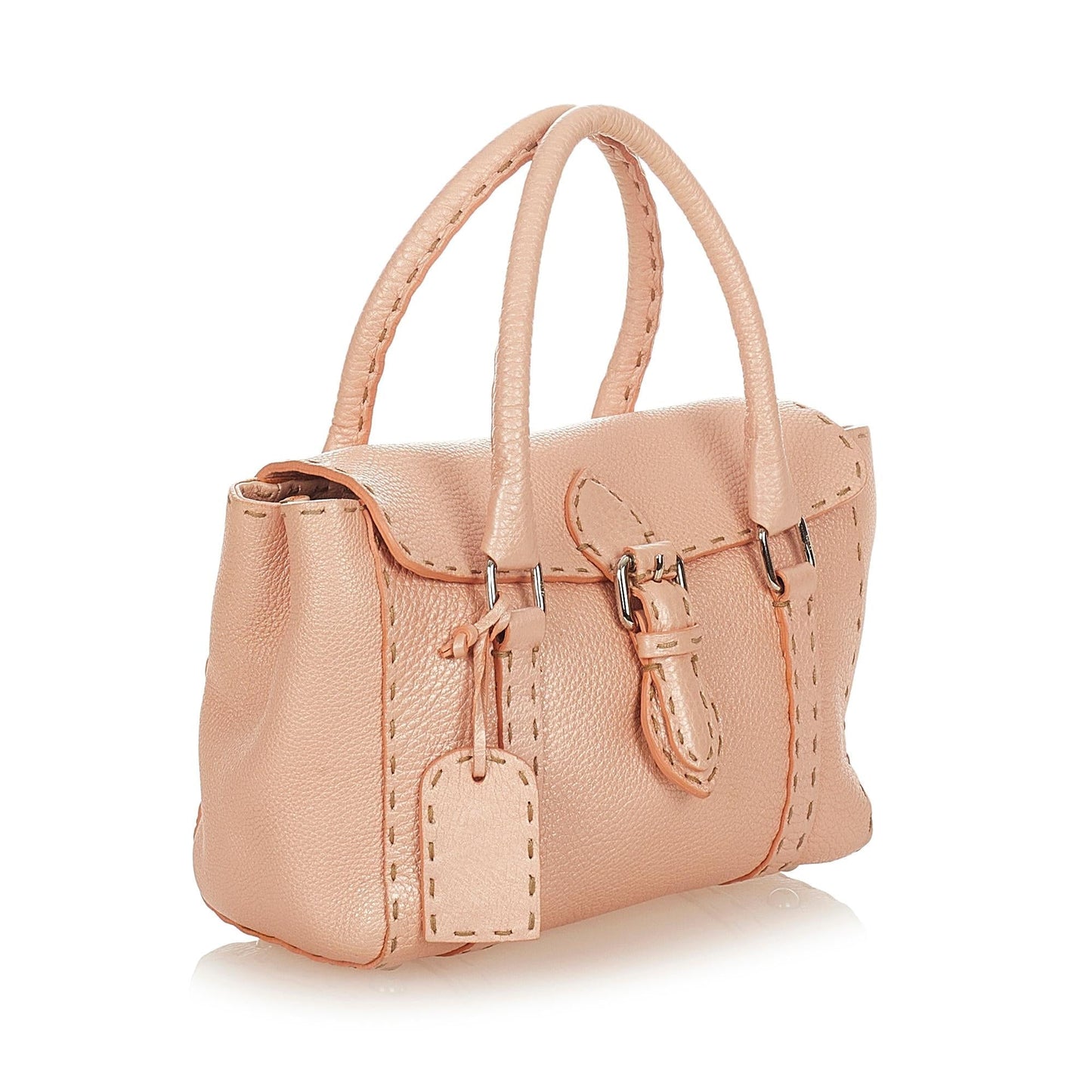 Fendi Mini Selleria Linda Leather Handbag (26701)