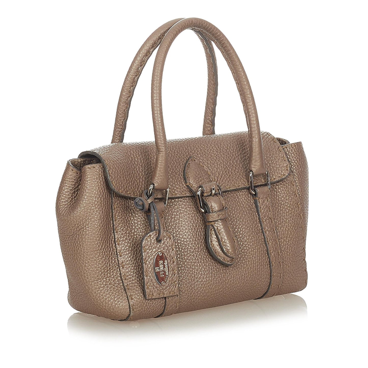 Fendi Mini Selleria Linda Leather Handbag (31781)