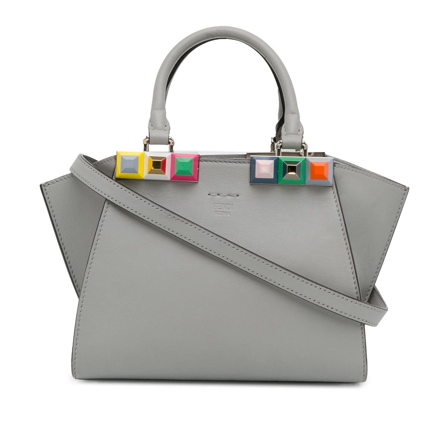 Fendi Mini Studded 3Jours Satchel (KfNV2c)