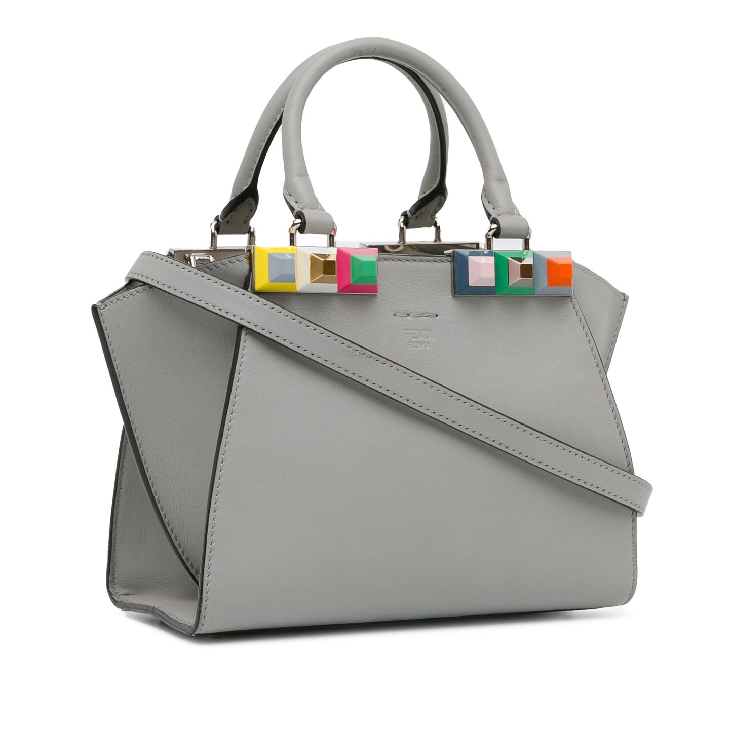 Fendi Mini Studded 3Jours Satchel (KfNV2c)