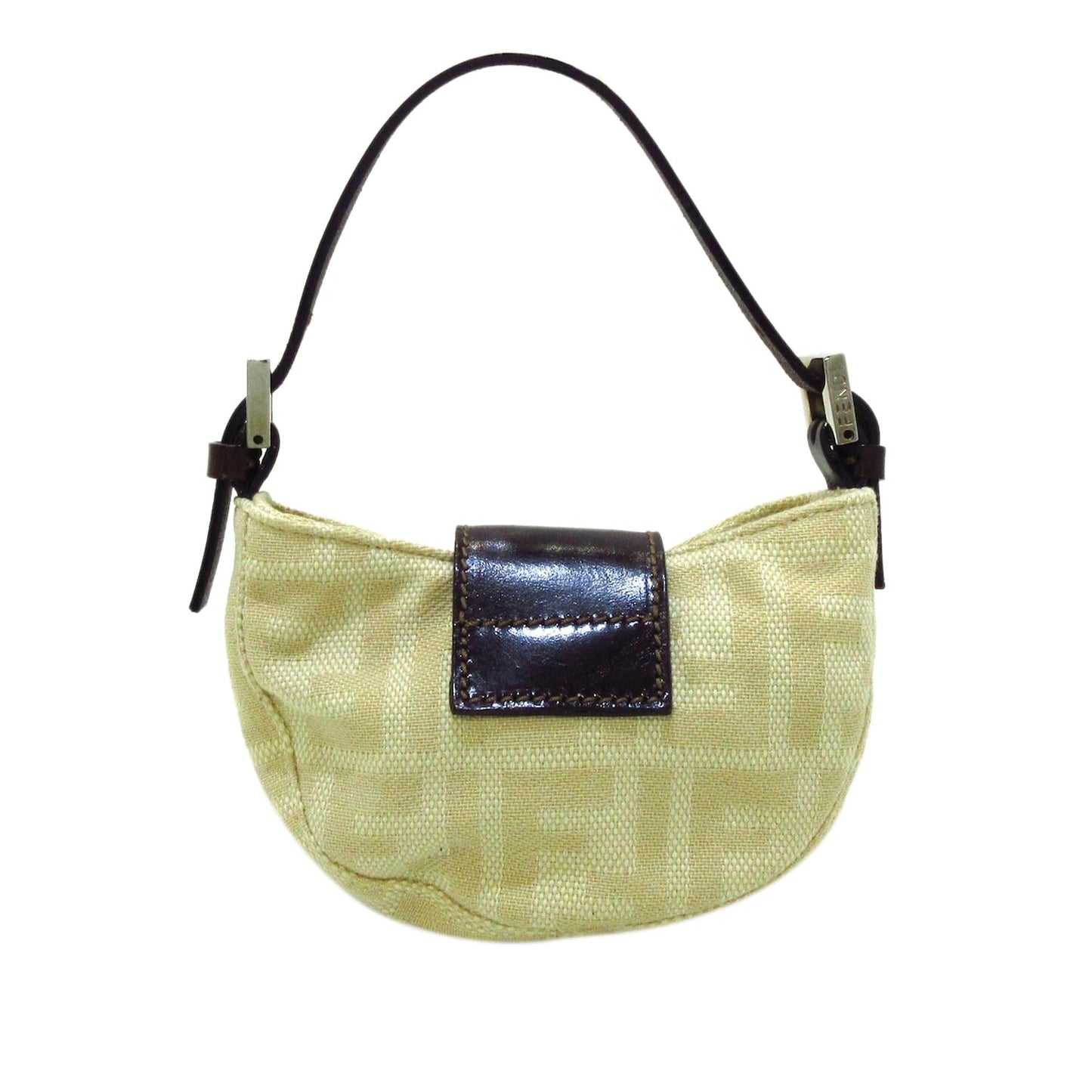 Fendi Mini Zucca Canvas Baguette (36044)