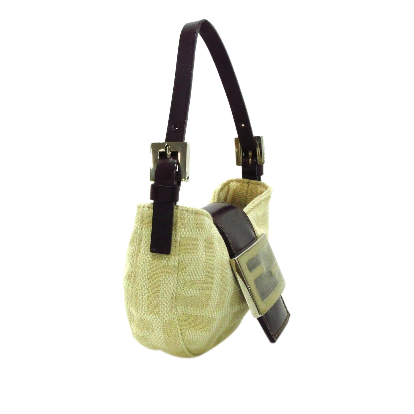 Fendi Mini Zucca Canvas Baguette (36044)