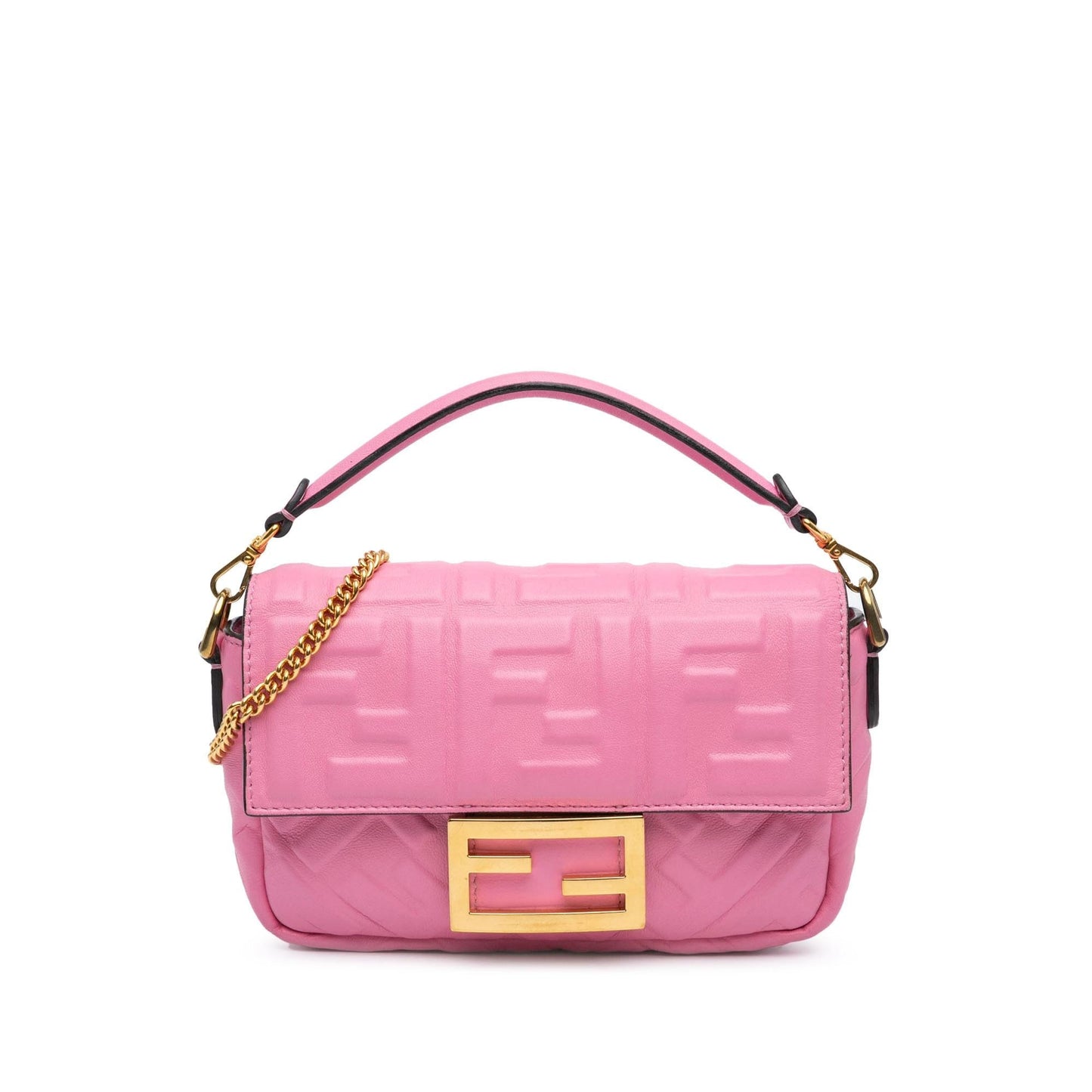 Fendi Mini Zucca Embossed Baguette Satchel (FbjqkA)