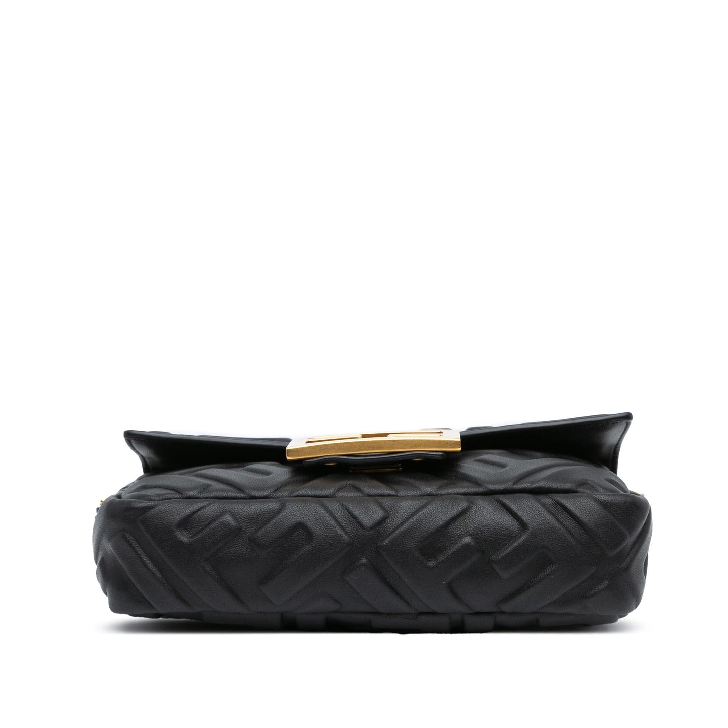 Fendi Mini Zucca Embossed Leather Baguette Satchel (ALnDVt)