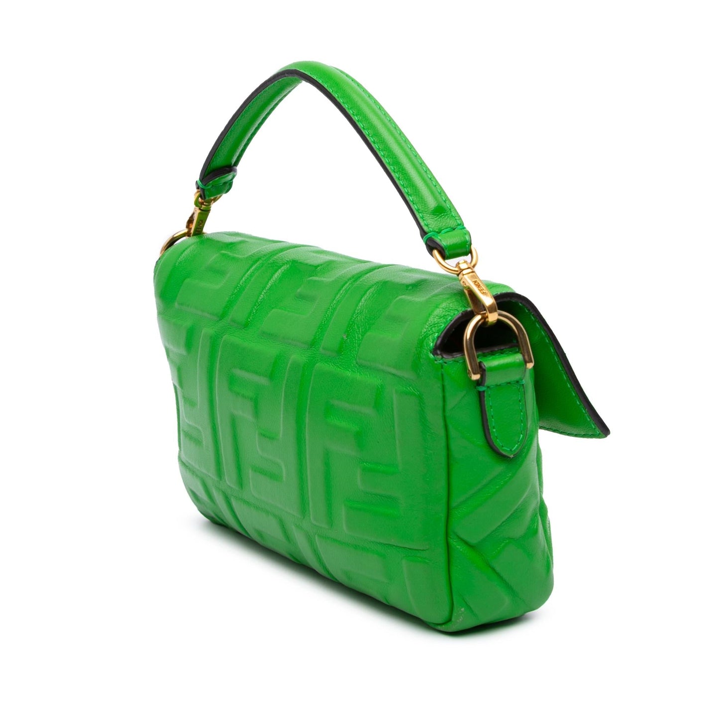 Fendi Micro Leather Monster Baguette Satchel
