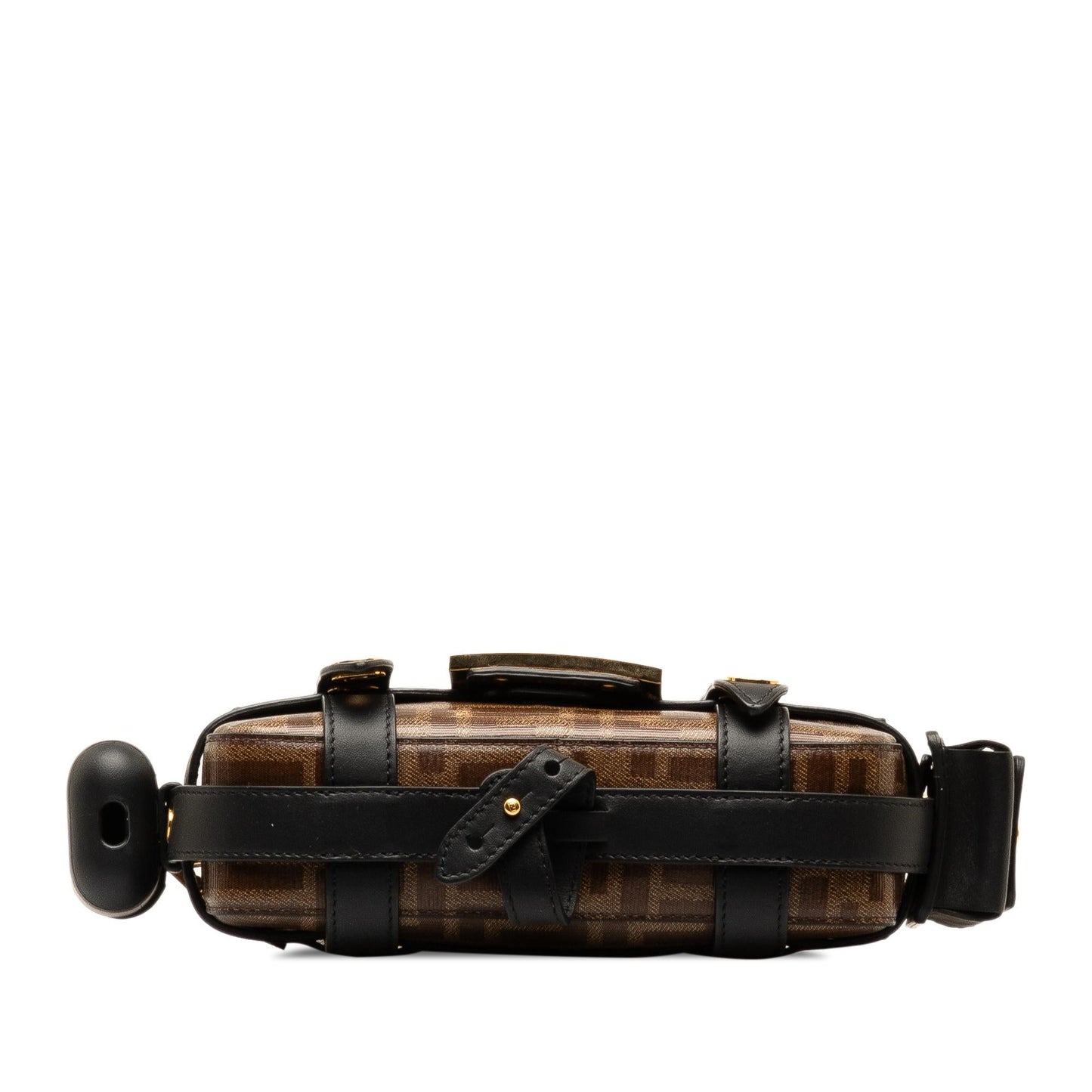 Fendi Mini Zucca Glazed Fabric Cage Baguette (7IwhHV)
