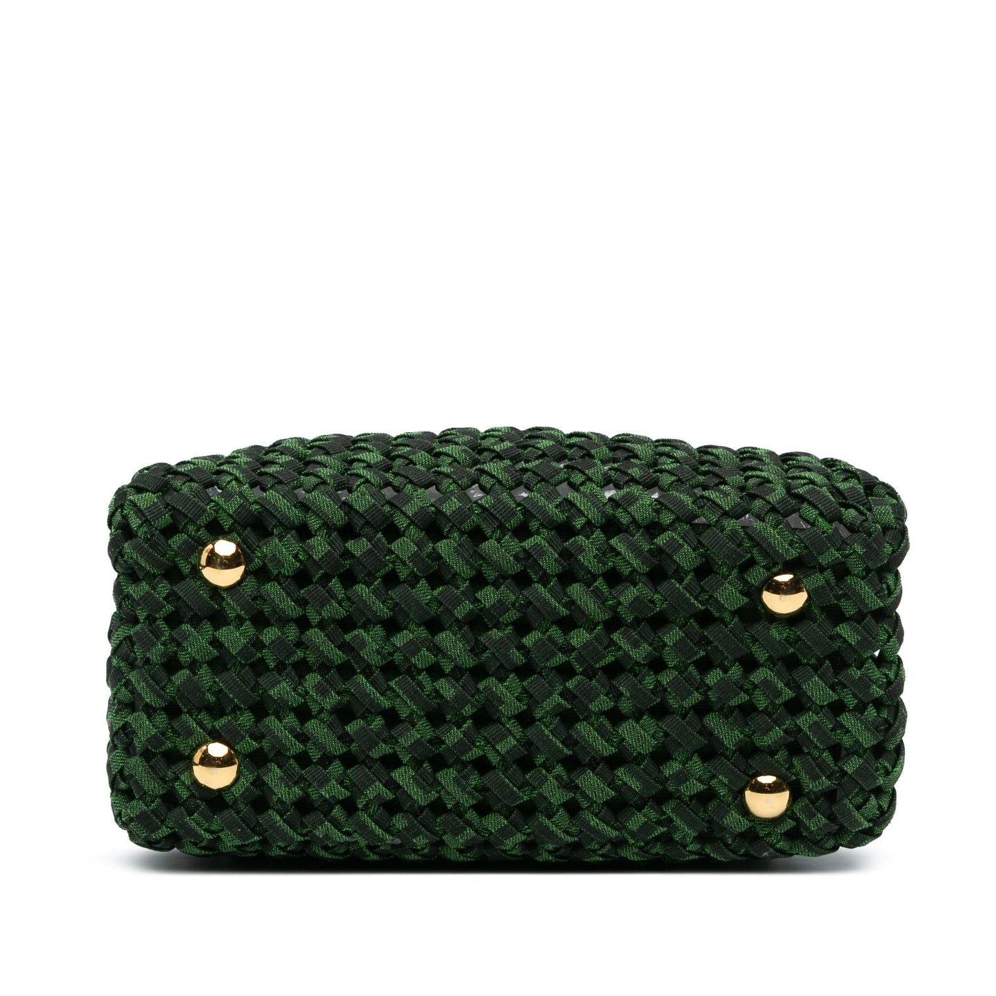 Fendi Mini Zucca Interlaced Canvas Iconic Peekaboo Satchel (bvHwrT)
