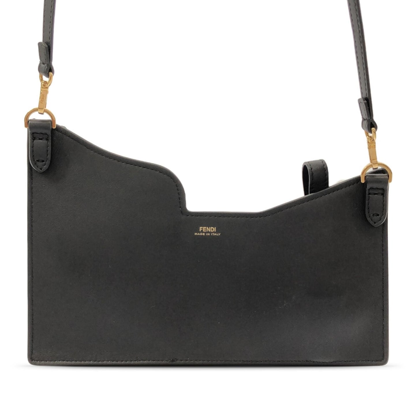 Fendi Mini Zucca and Leather 3 Pocket Crossbody (up2ClV)