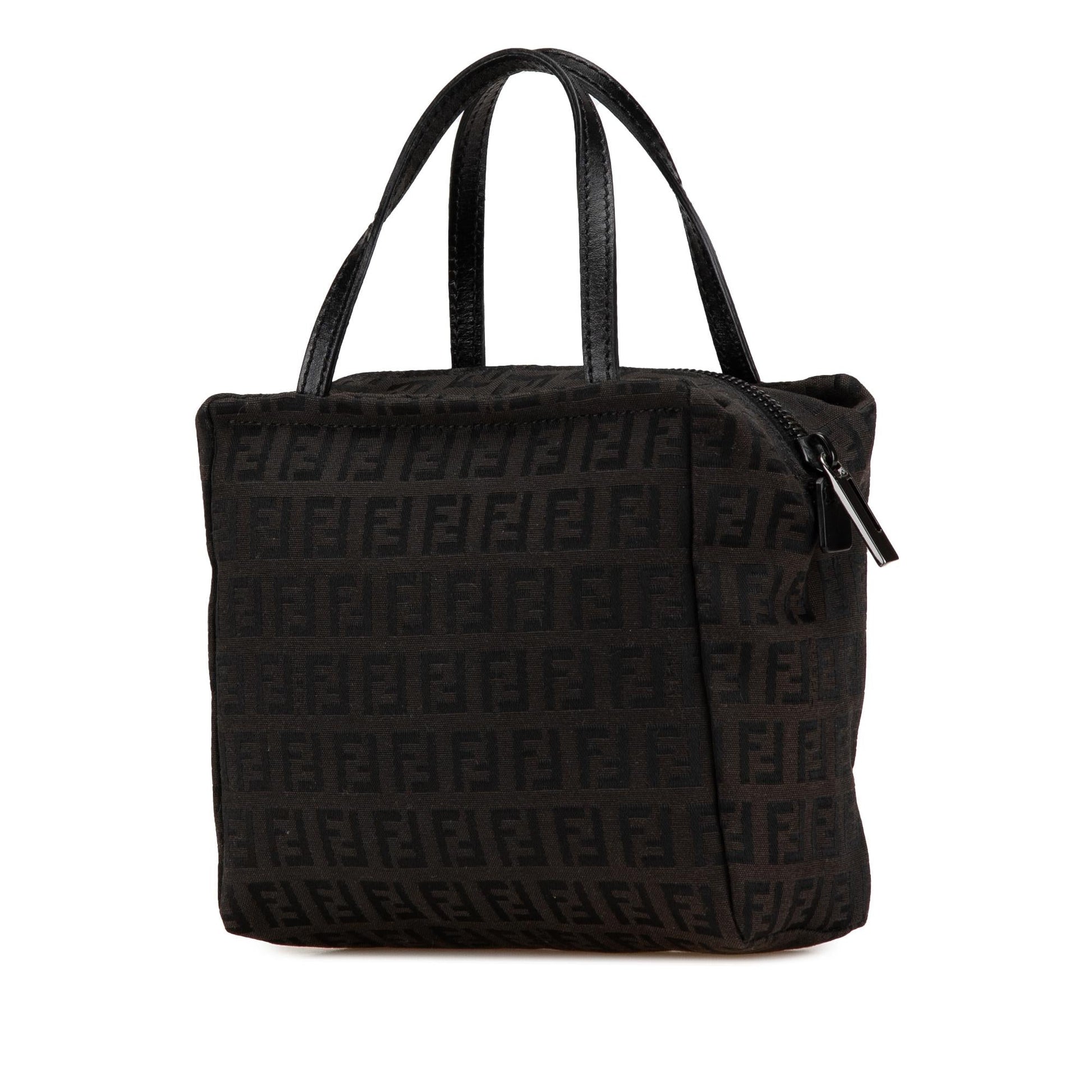 Fendi Mini Zucchino Canvas Handbag