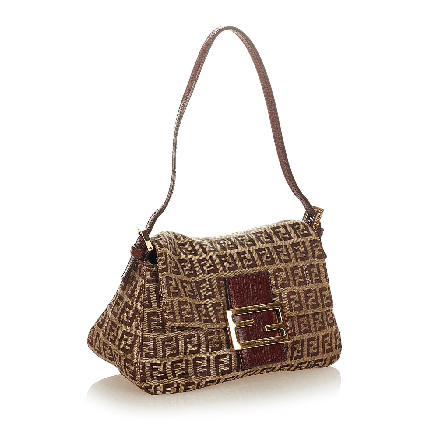 Fendi Mini Zucchino Canvas Mamma Baguette (26703)