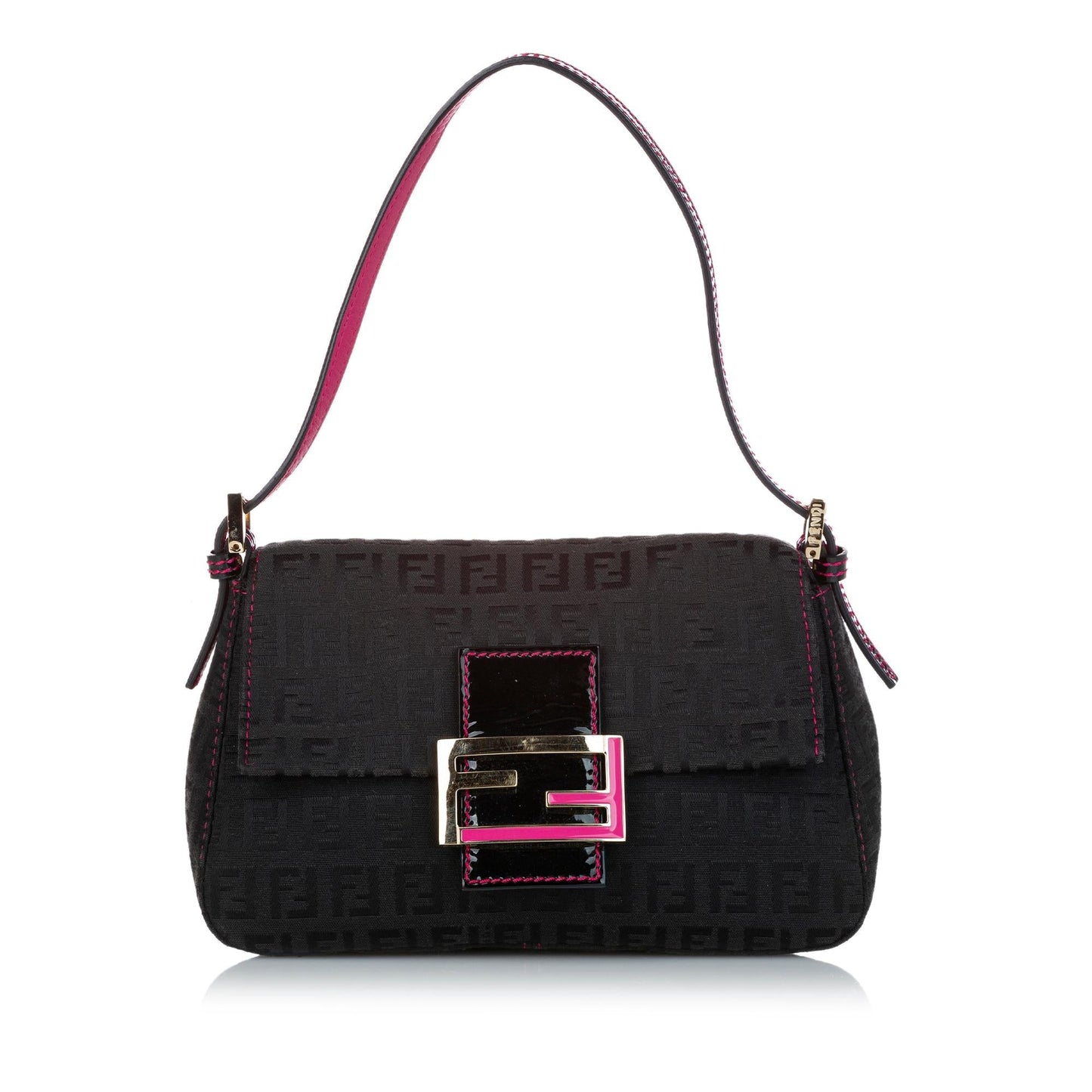 Fendi Mini Zucchino Canvas Mamma Baguette (z8xf9F)