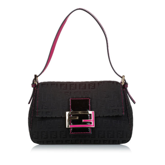 Fendi Mini Zucchino Canvas Mamma Baguette (z8xf9F)