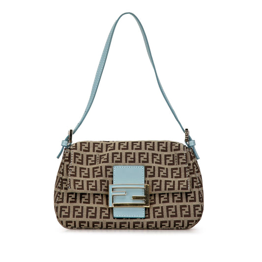 Fendi Mini Zucchino Canvas Mamma Forever (yImJLi)