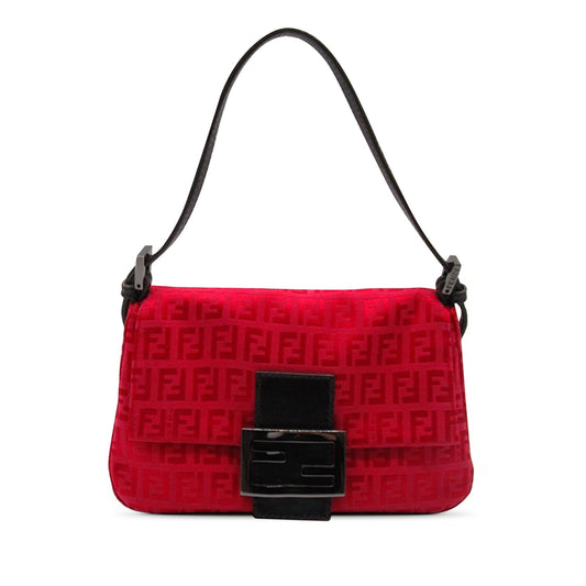 Fendi Mini Zucchino Canvas Mamma Shoulder Bag (hUhJV9)