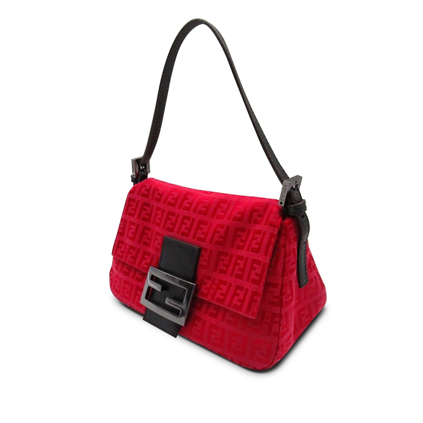 Fendi Mini Zucchino Canvas Mamma Shoulder Bag (hUhJV9)