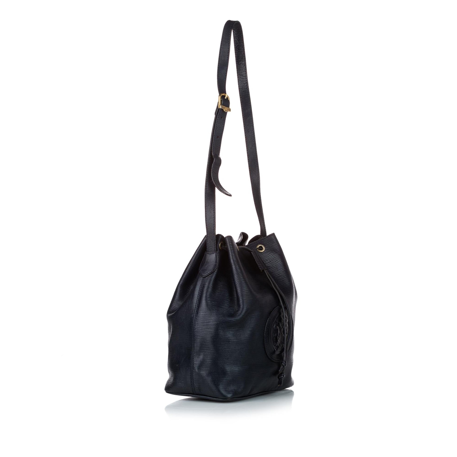 Fendi Mon Tresor Leather Bucket Bag