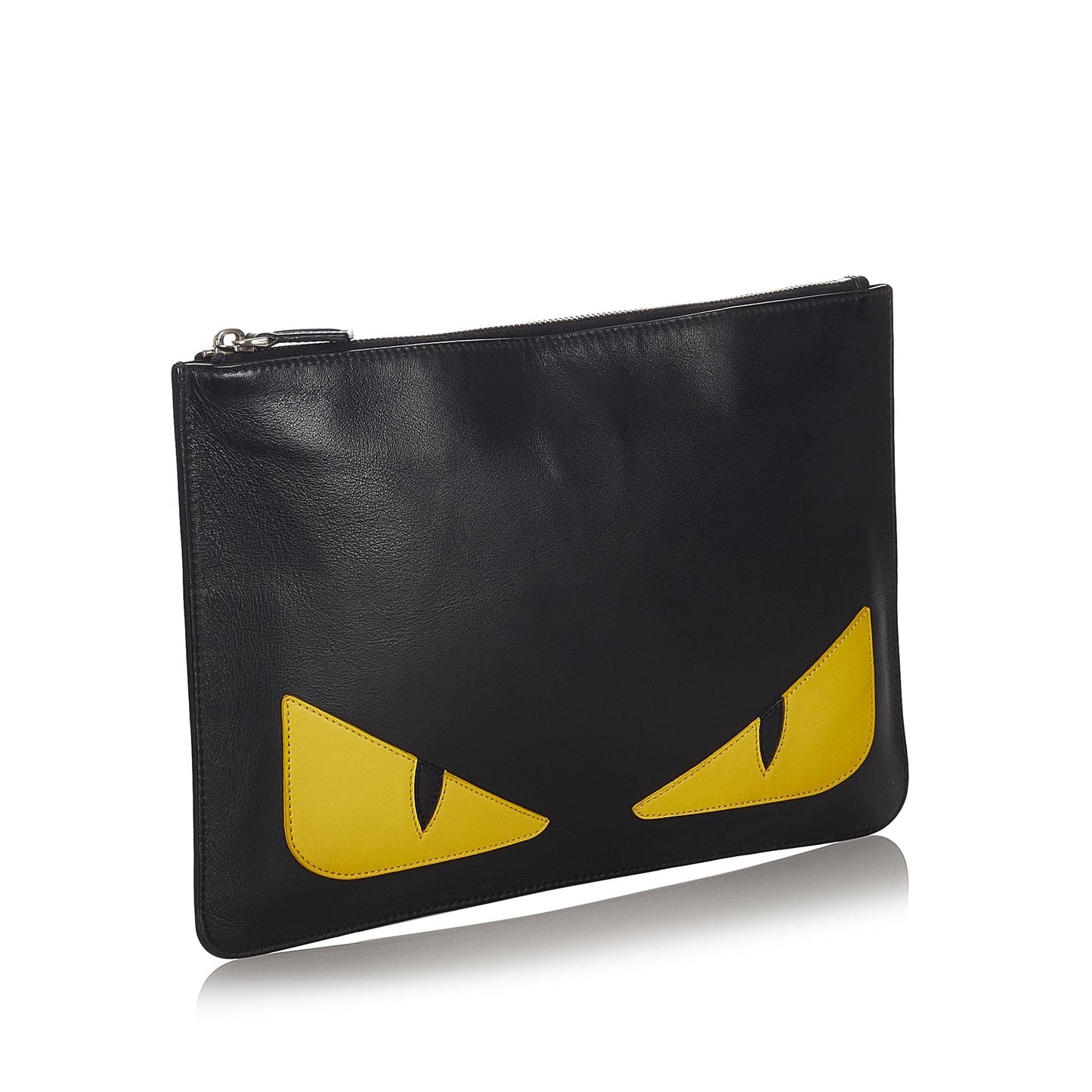 Fendi Monster Leather Clutch Bag (26730)