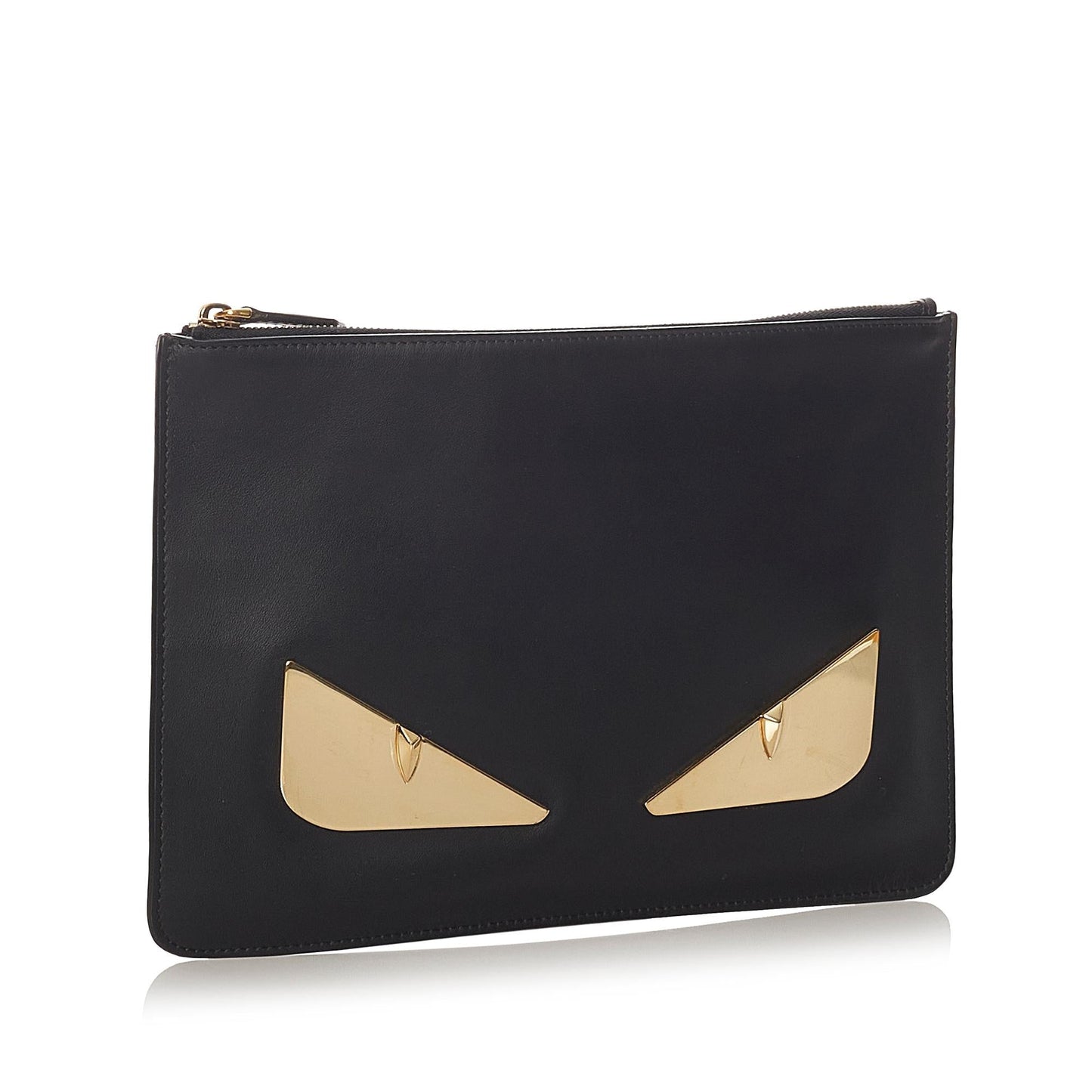 Fendi Monster Leather Clutch Bag (27468)