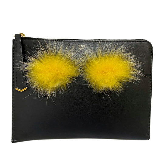 Fendi Monster Leather Clutch Bag (30378)