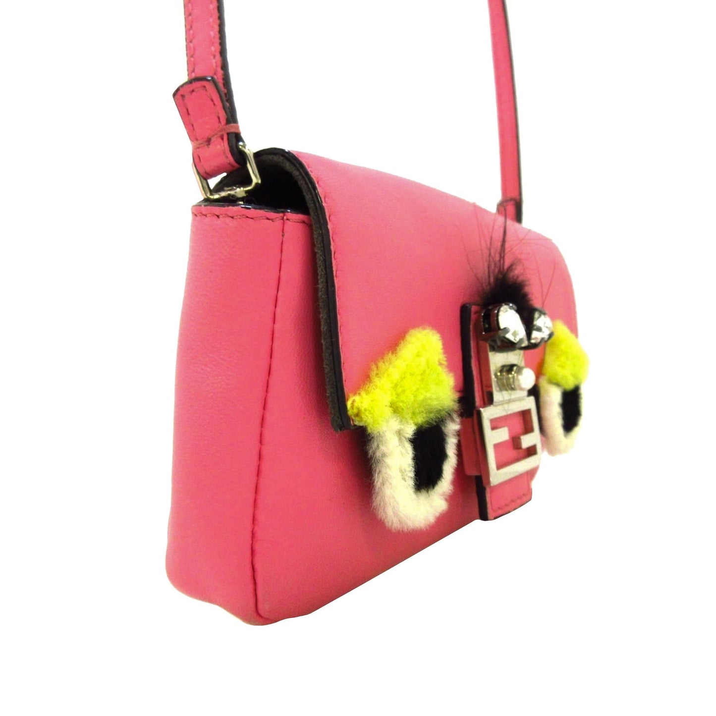 Fendi Monster Leather Crossbody Bag (32005)