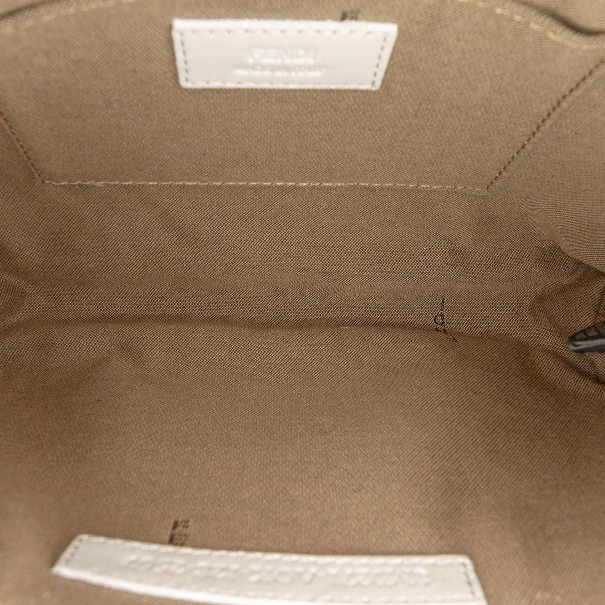 Fendi Zucca Canvas Shoulder Bag