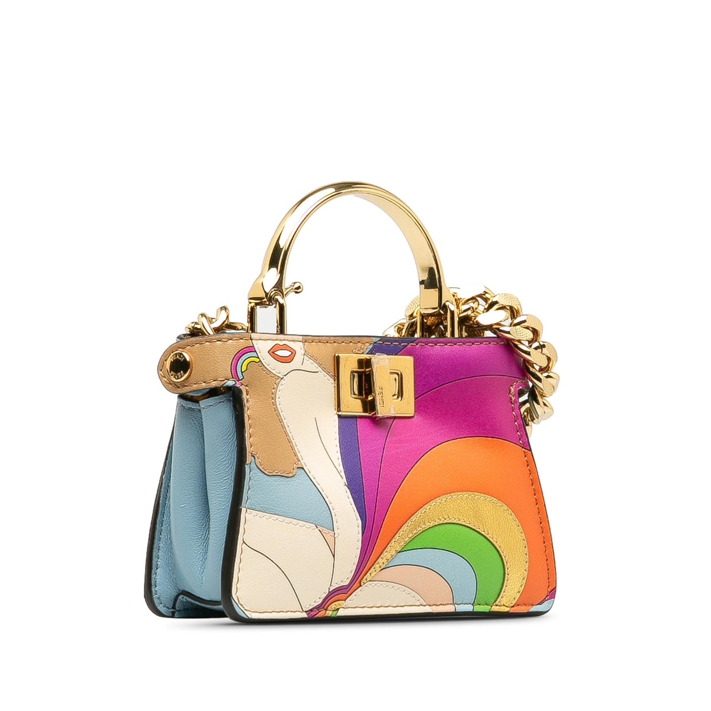 Fendi Medium Leather Peekaboo Satchel