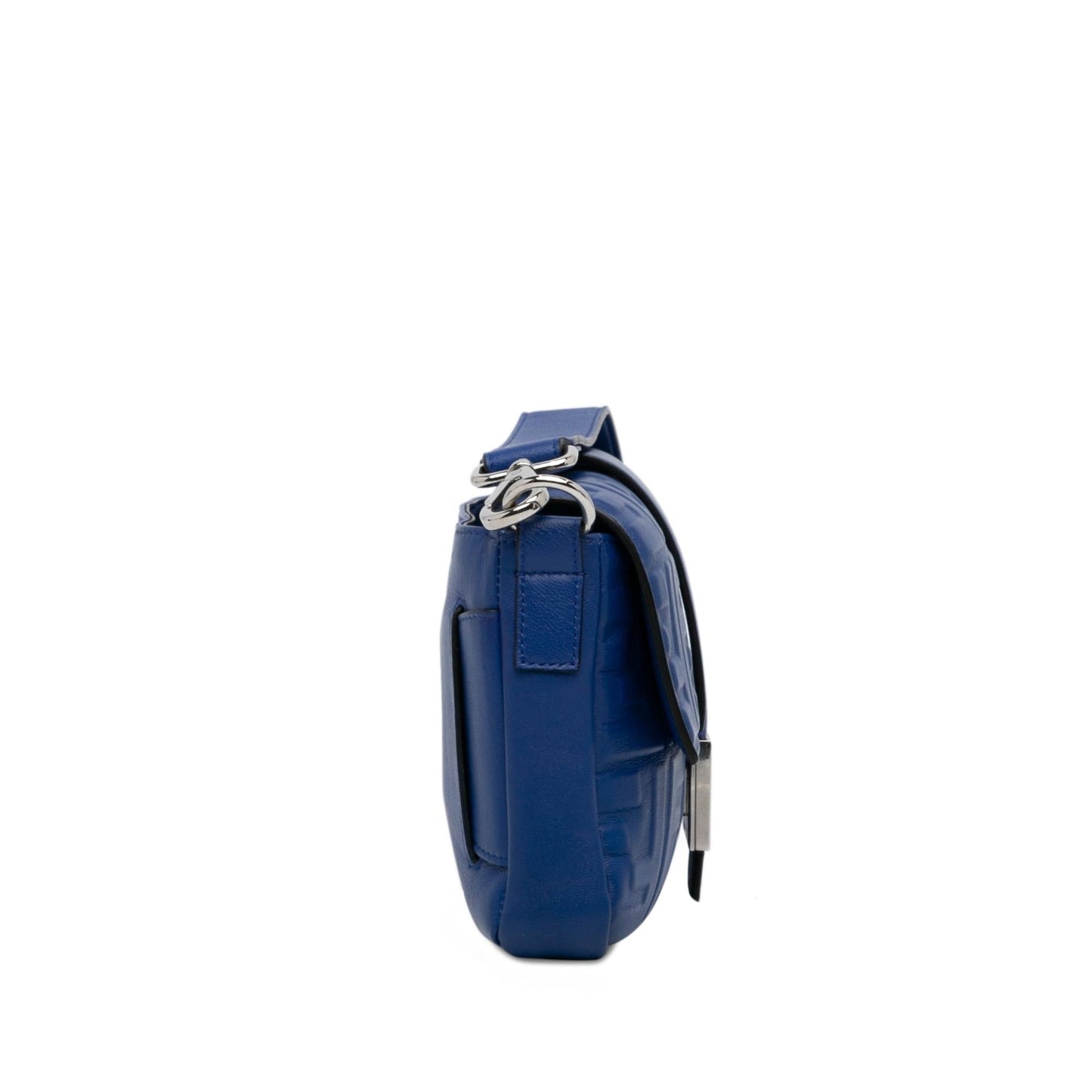 Fendi Nappa FF 1974 Embossed Belt Baguette (QBKsoa)