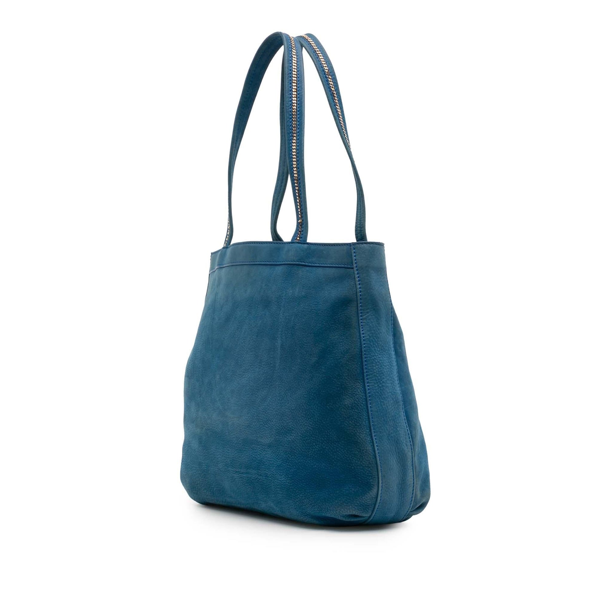 Fendi Nubuck FF Chains Tote