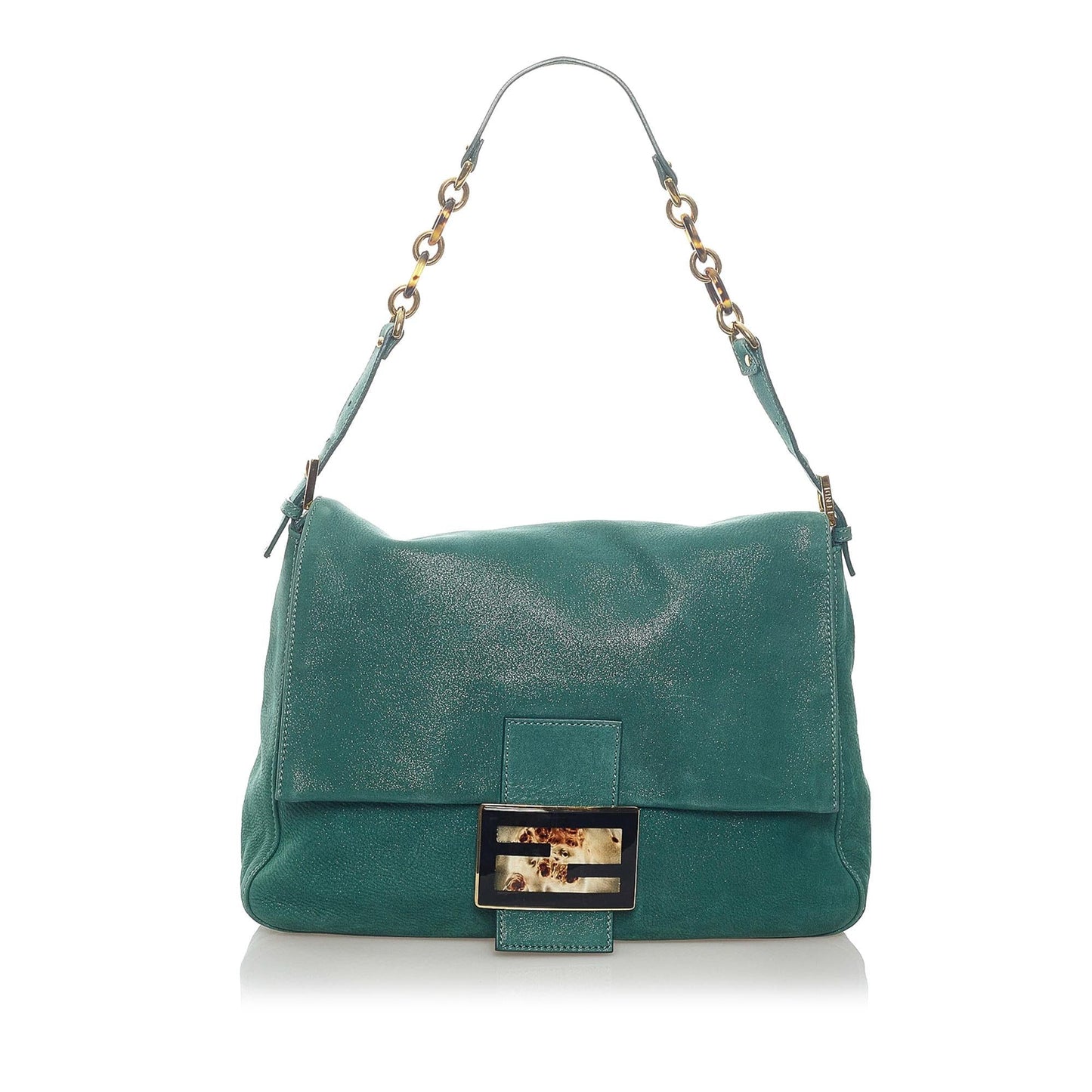 Fendi Nubuck Mamma Forever Shoulder Bag (33588)