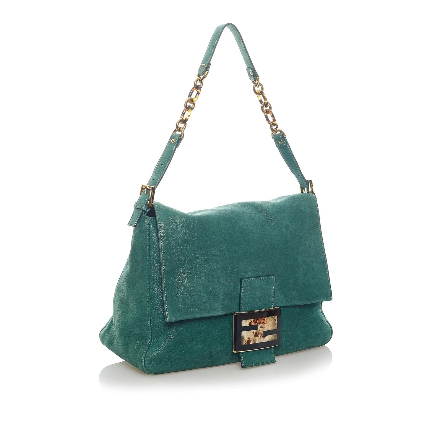 Fendi Nubuck Mamma Forever Shoulder Bag (33588)