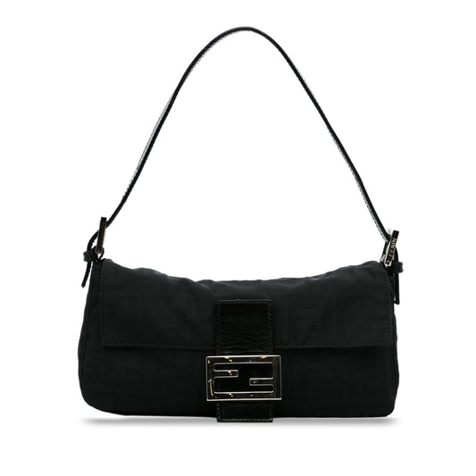 Fendi Nylon Zucca Mamma Baguette (T63H5O)