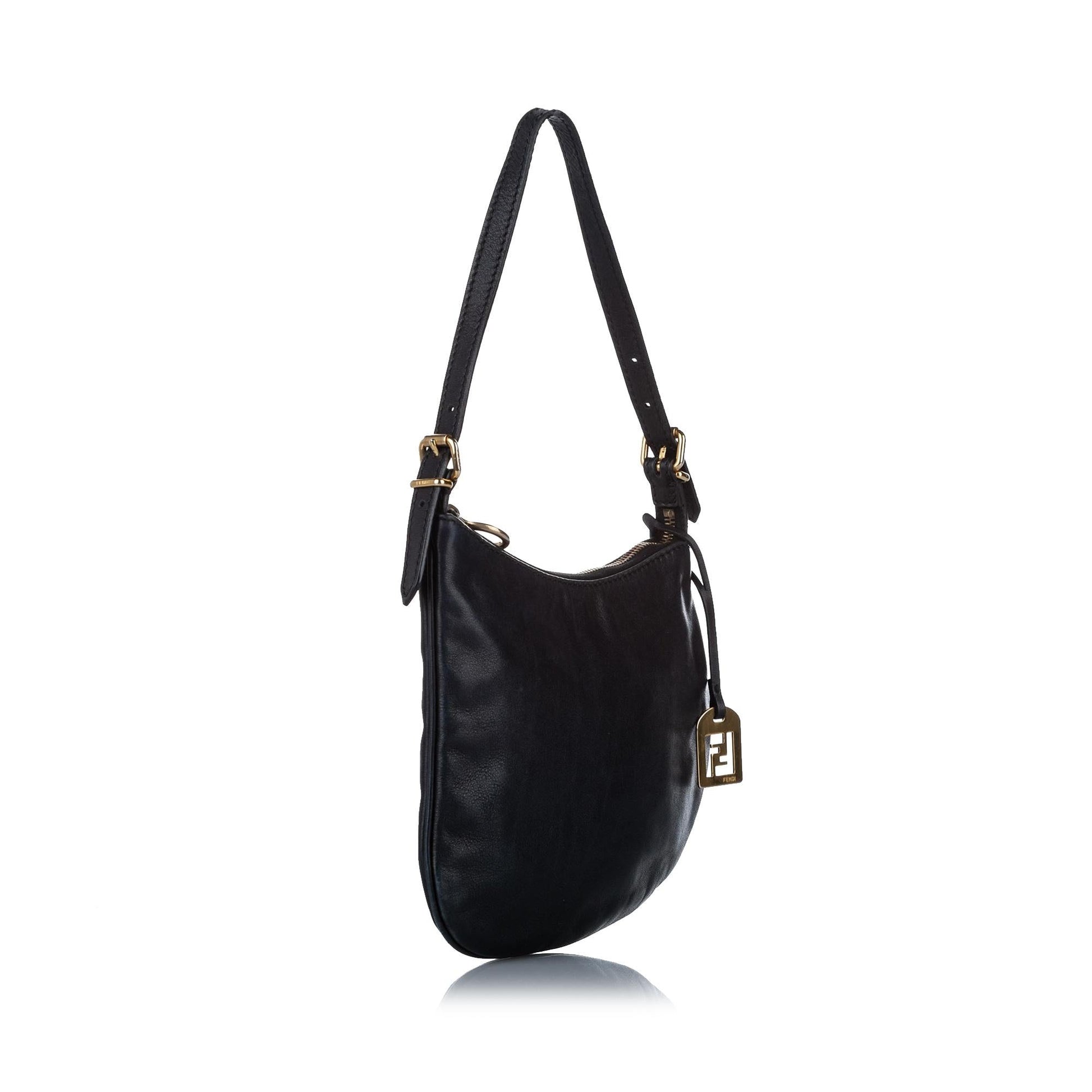 Fendi Oyster Leather Shoulder Bag
