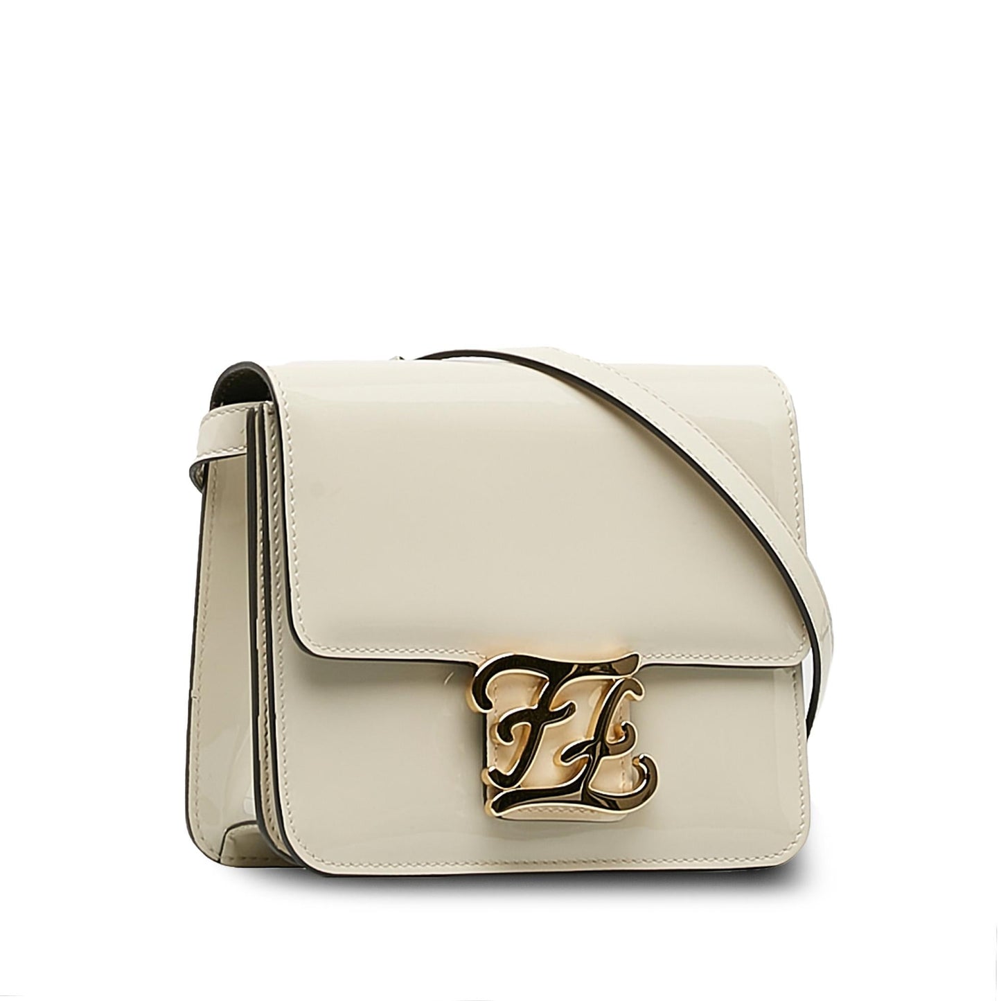 Fendi Patent Karligraphy Crossbody Bag (0iNckf)
