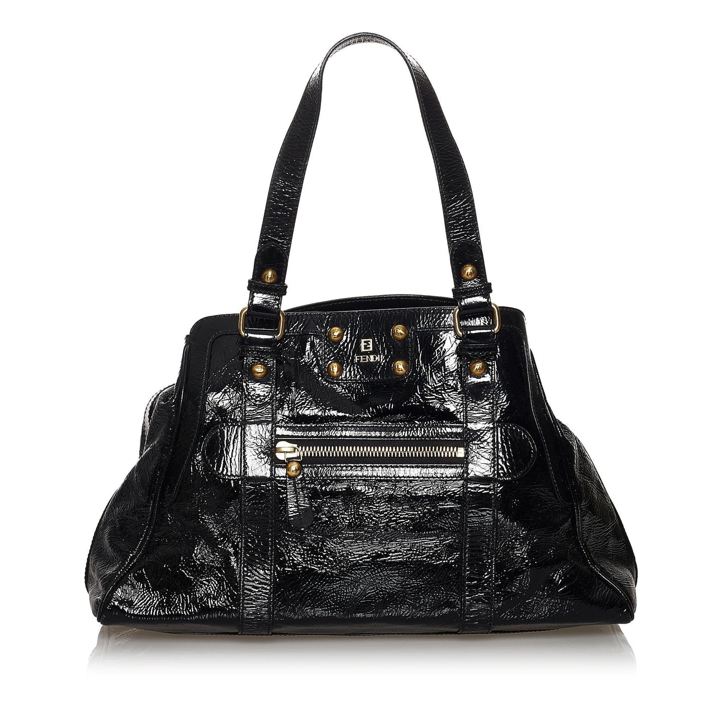 Fendi Patent Leather de Jour Tote Bag (30027)