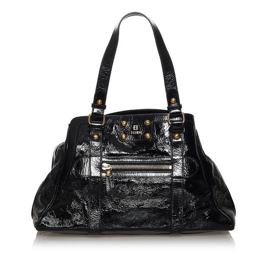 Fendi Patent Leather de Jour Tote Bag (30027)