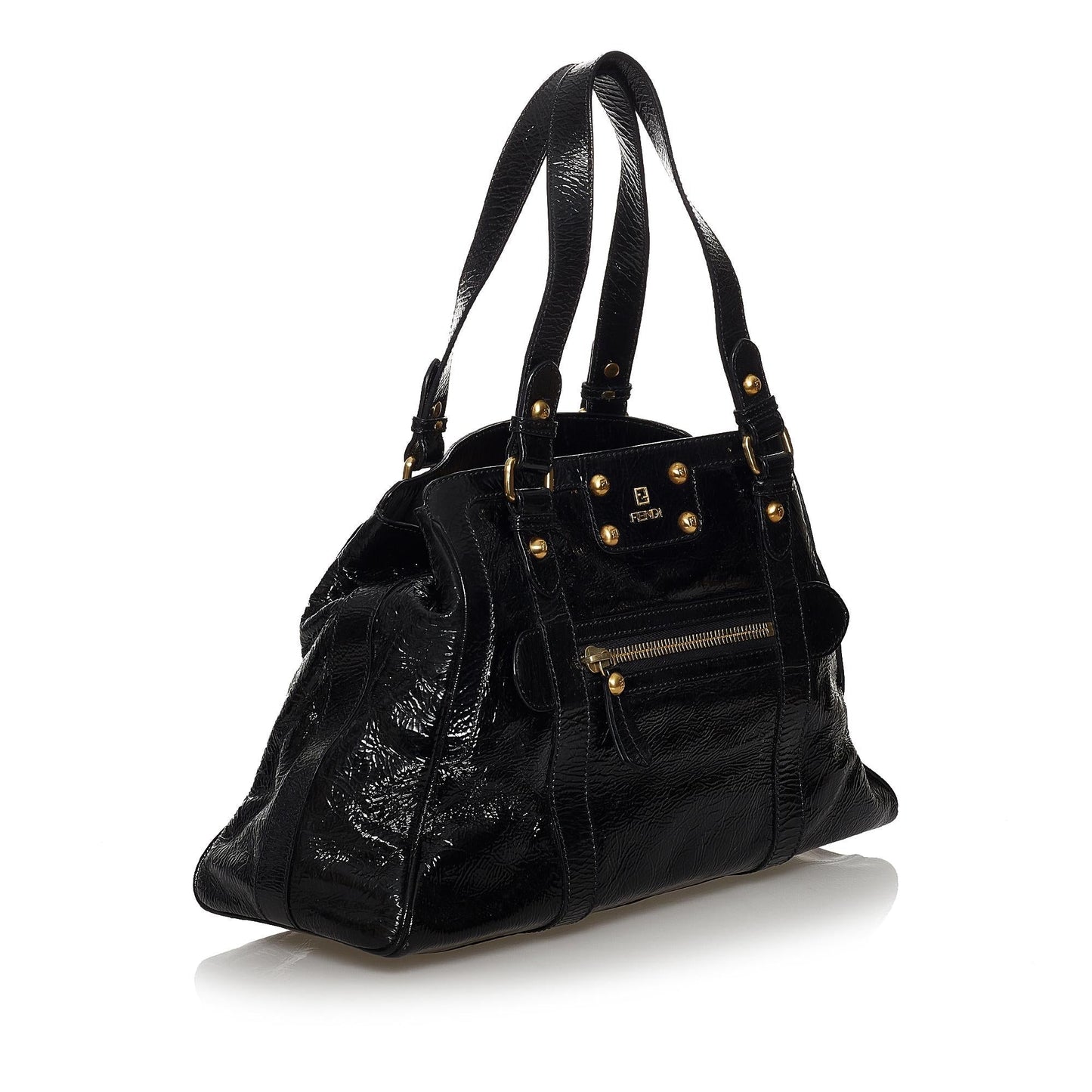 Fendi Patent Leather de Jour Tote Bag (30027)