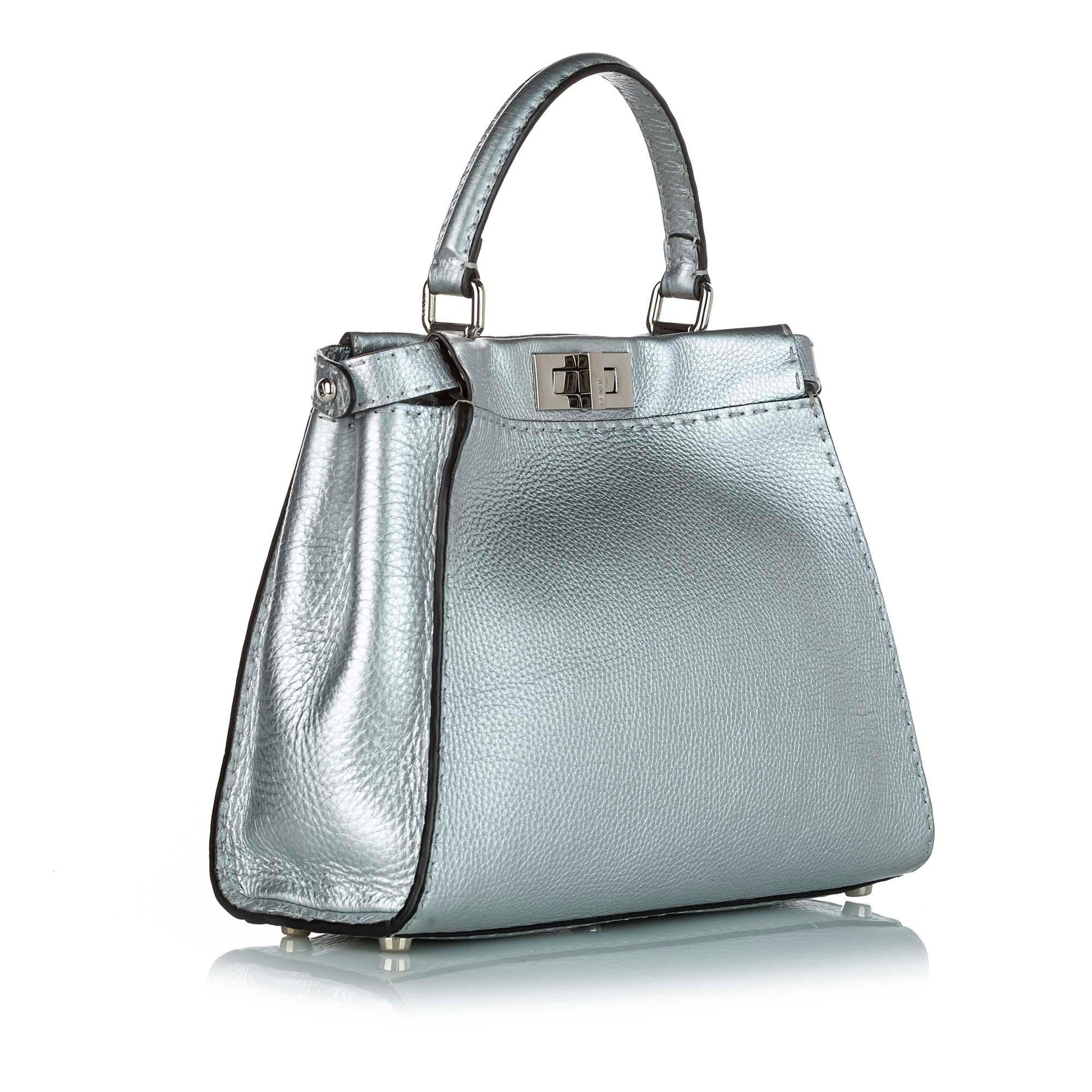 Fendi Peekaboo Leather Satchel