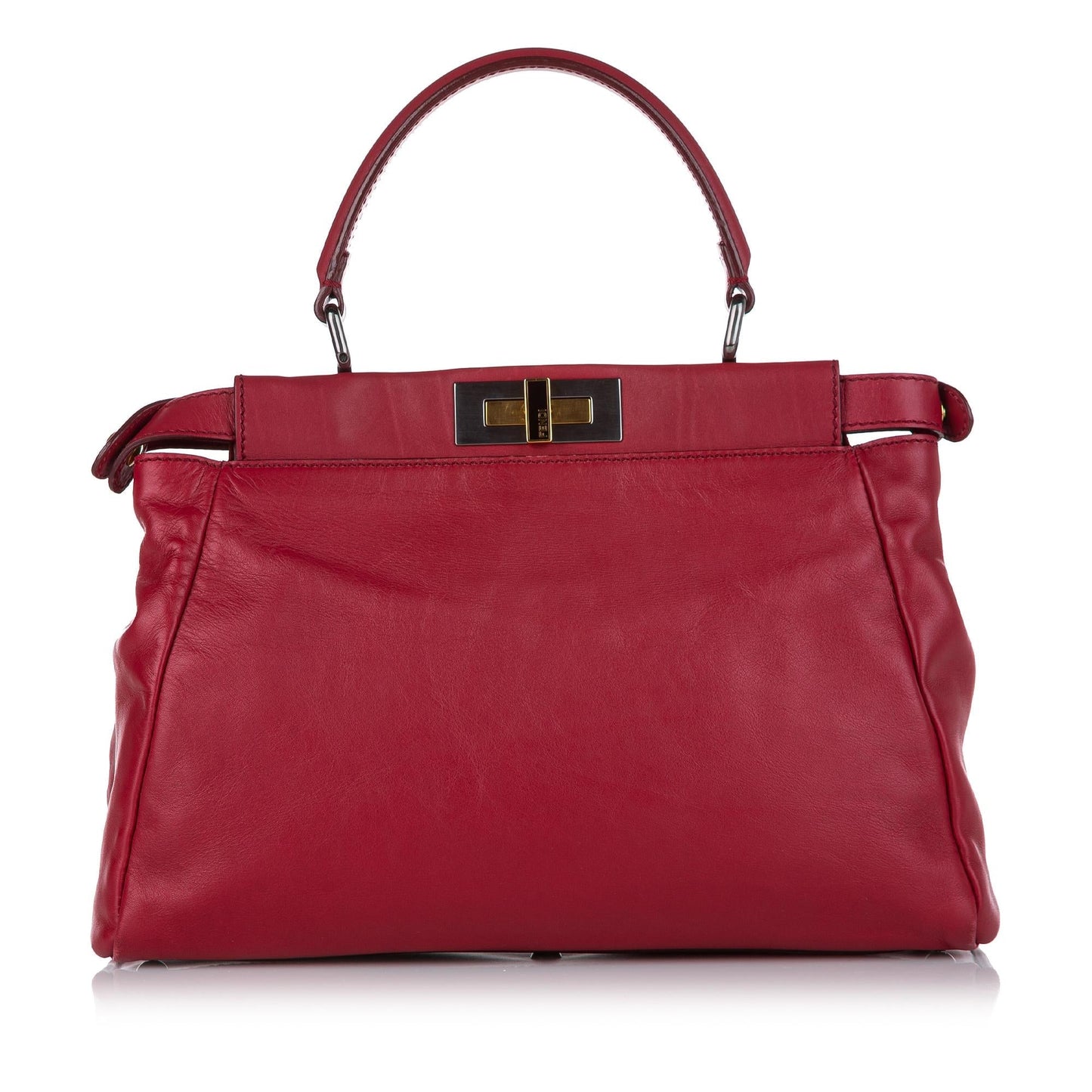 Fendi Peekaboo Leather Satchel (23909)